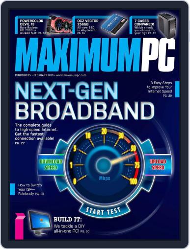 Maximum PC January 18th, 2013 Digital Back Issue Cover