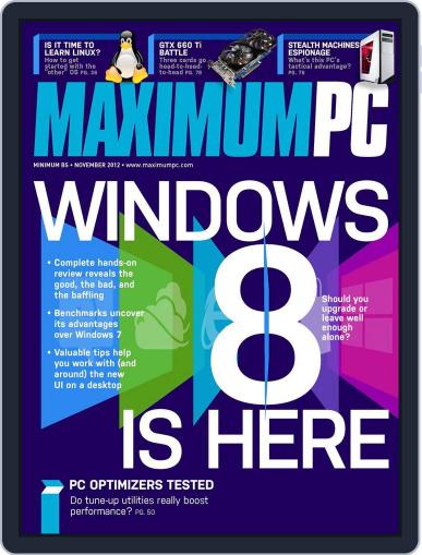 Maximum PC September 25th, 2012 Digital Back Issue Cover