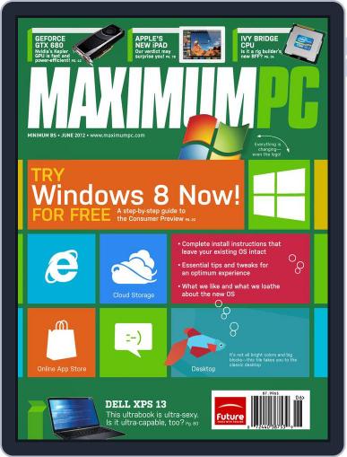 Maximum PC August 15th, 2012 Digital Back Issue Cover