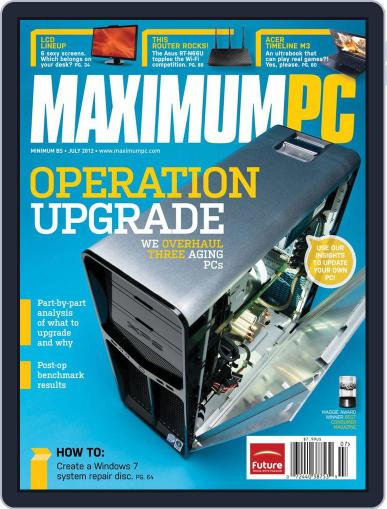 Maximum PC August 7th, 2012 Digital Back Issue Cover