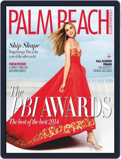 Palm Beach Illustrated August 20th, 2014 Digital Back Issue Cover