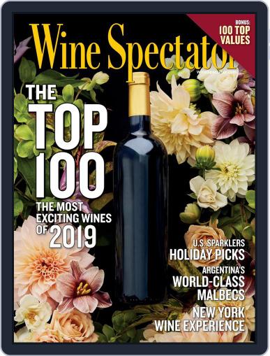 Wine Spectator December 31st, 2019 Digital Back Issue Cover