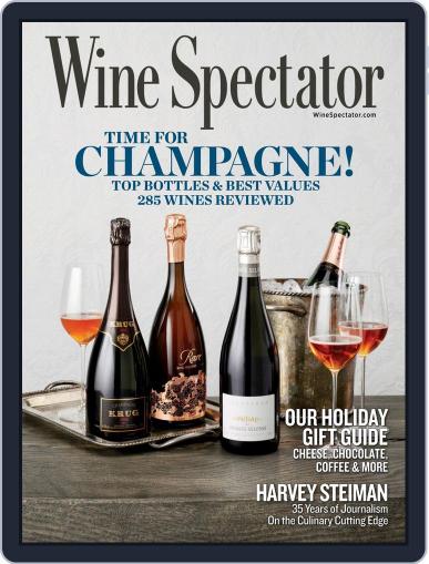 Wine Spectator December 15th, 2019 Digital Back Issue Cover