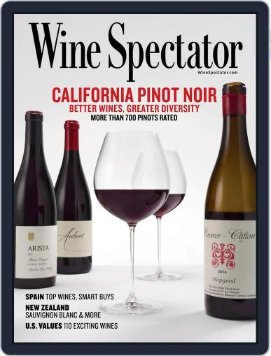 Wine Spectator September 3rd, 2018 Digital Back Issue Cover