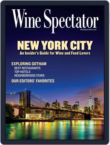 Wine Spectator October 15th, 2017 Digital Back Issue Cover