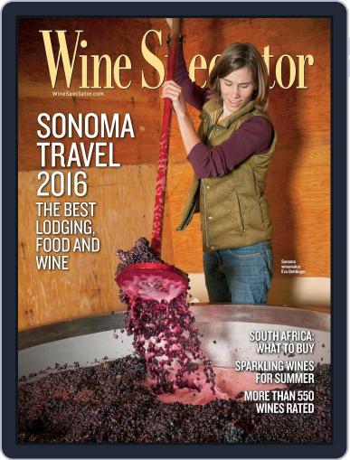 Wine Spectator May 6th, 2016 Digital Back Issue Cover