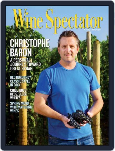 Wine Spectator April 8th, 2016 Digital Back Issue Cover