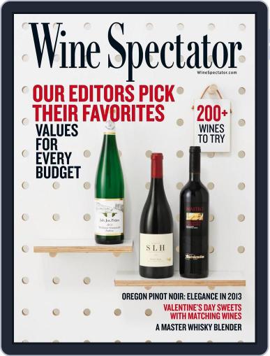 Wine Spectator January 25th, 2016 Digital Back Issue Cover