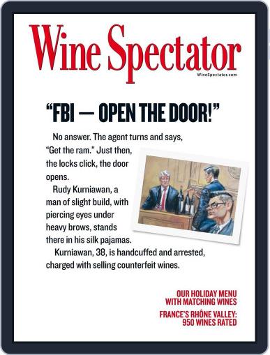 Wine Spectator October 30th, 2015 Digital Back Issue Cover