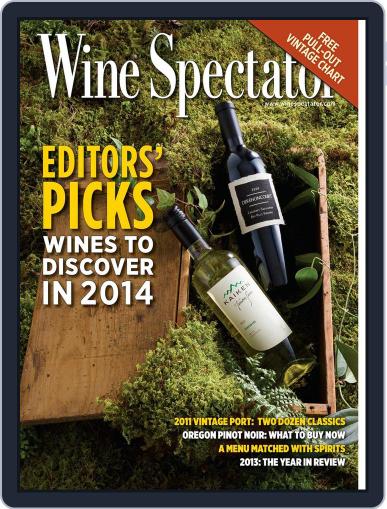 Wine Spectator January 28th, 2014 Digital Back Issue Cover