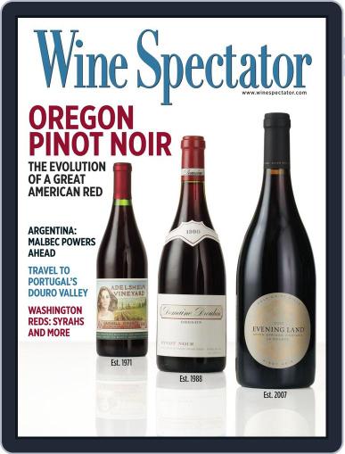 Wine Spectator November 27th, 2012 Digital Back Issue Cover