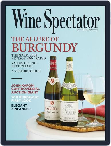 Wine Spectator (Digital) May 29th, 2012 Issue Cover