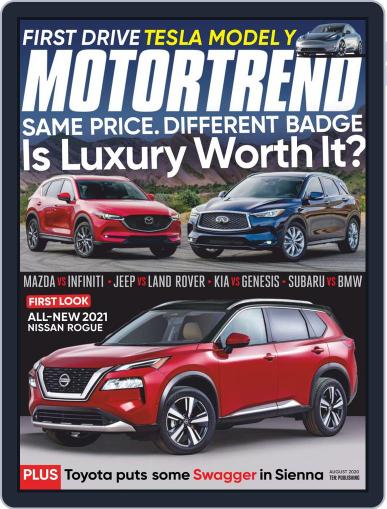 MotorTrend August 1st, 2020 Digital Back Issue Cover