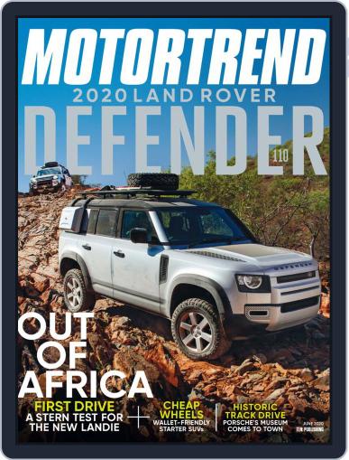 MotorTrend June 1st, 2020 Digital Back Issue Cover