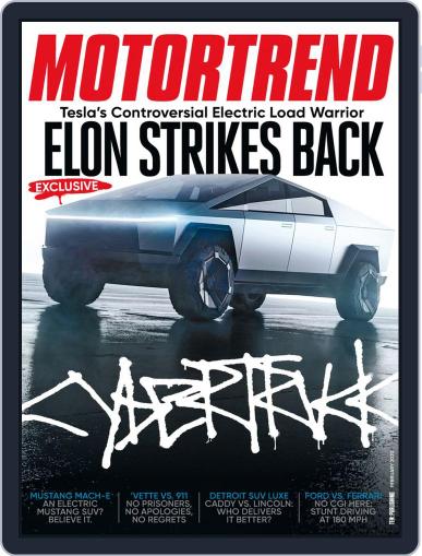 MotorTrend February 1st, 2020 Digital Back Issue Cover