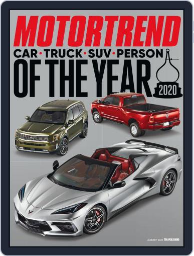 MotorTrend January 1st, 2020 Digital Back Issue Cover