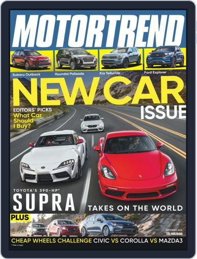 MotorTrend October 1st, 2019 Digital Back Issue Cover