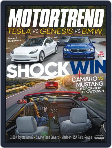 MotorTrend August 1st, 2019 Digital Back Issue Cover