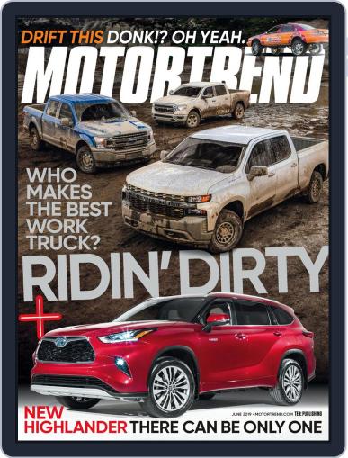 MotorTrend June 1st, 2019 Digital Back Issue Cover