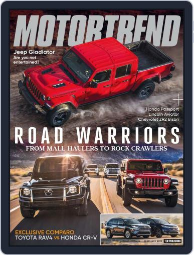 MotorTrend February 1st, 2019 Digital Back Issue Cover