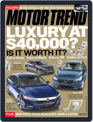 MotorTrend June 1st, 2018 Digital Back Issue Cover