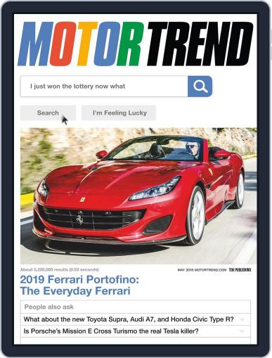MotorTrend May 1st, 2018 Digital Back Issue Cover