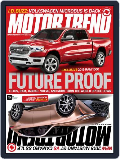 MotorTrend March 1st, 2018 Digital Back Issue Cover