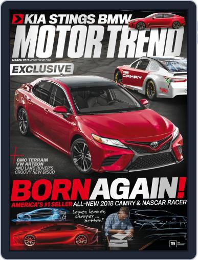 MotorTrend March 1st, 2017 Digital Back Issue Cover