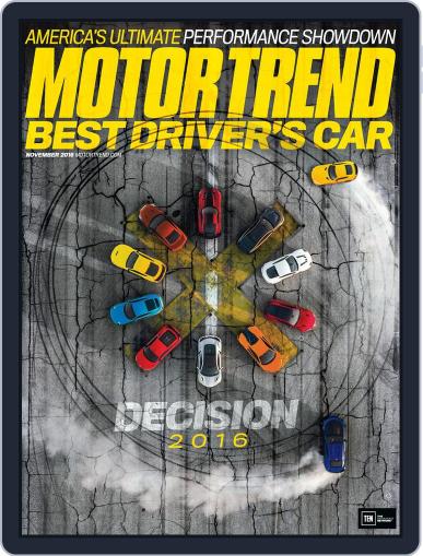 MotorTrend November 1st, 2016 Digital Back Issue Cover