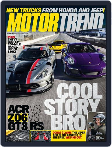 MotorTrend April 1st, 2016 Digital Back Issue Cover