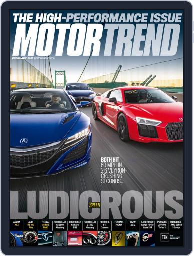 MotorTrend February 1st, 2016 Digital Back Issue Cover