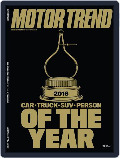 MotorTrend January 1st, 2016 Digital Back Issue Cover