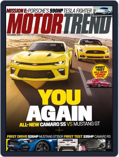 MotorTrend December 1st, 2015 Digital Back Issue Cover