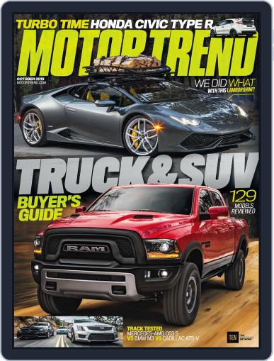 MotorTrend October 1st, 2015 Digital Back Issue Cover