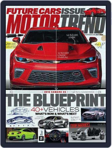 MotorTrend July 1st, 2015 Digital Back Issue Cover