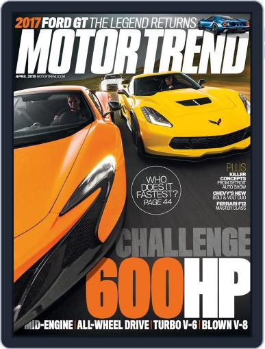 MotorTrend April 1st, 2015 Digital Back Issue Cover