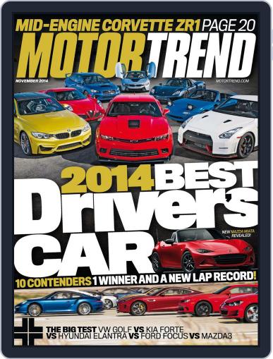 MotorTrend October 3rd, 2014 Digital Back Issue Cover
