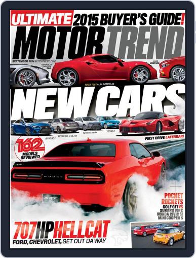 MotorTrend September 1st, 2014 Digital Back Issue Cover