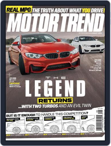 MotorTrend August 1st, 2014 Digital Back Issue Cover