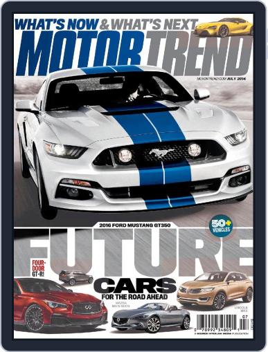 MotorTrend July 1st, 2014 Digital Back Issue Cover