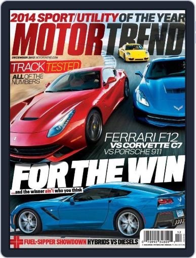 MotorTrend December 1st, 2013 Digital Back Issue Cover