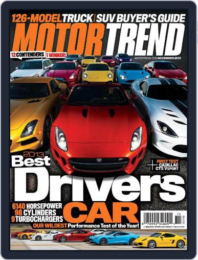 MotorTrend November 1st, 2013 Digital Back Issue Cover