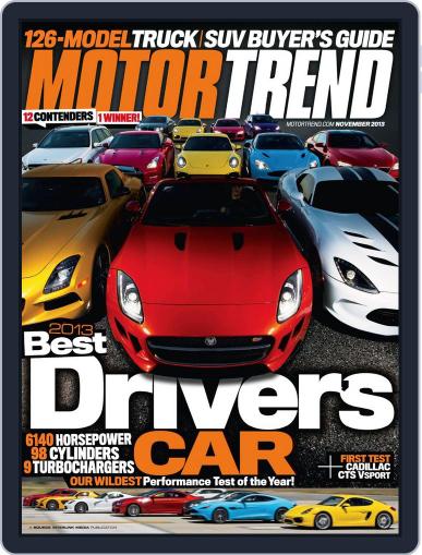 MotorTrend October 8th, 2013 Digital Back Issue Cover