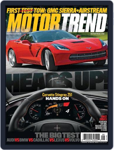 MotorTrend September 1st, 2013 Digital Back Issue Cover