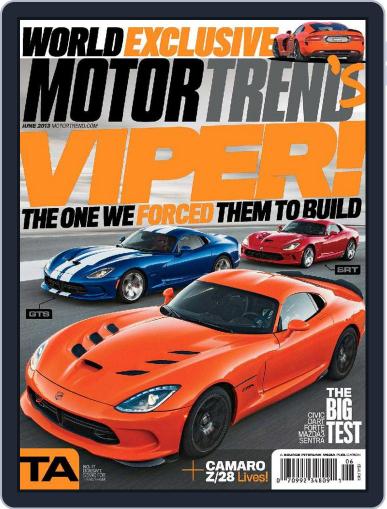 MotorTrend June 1st, 2013 Digital Back Issue Cover