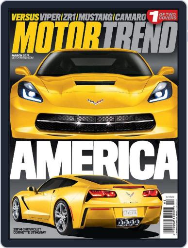 MotorTrend March 1st, 2013 Digital Back Issue Cover