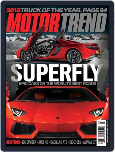 MotorTrend February 1st, 2013 Digital Back Issue Cover