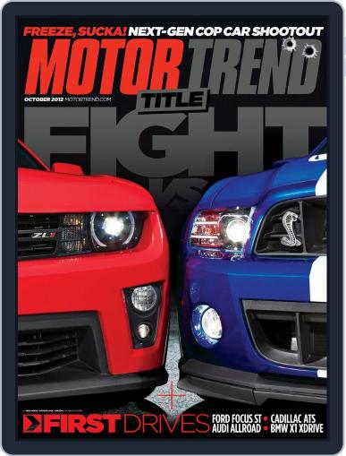 MotorTrend August 28th, 2012 Digital Back Issue Cover