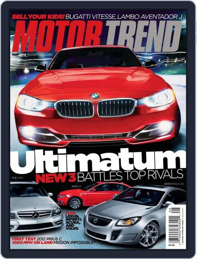 MotorTrend March 27th, 2012 Digital Back Issue Cover