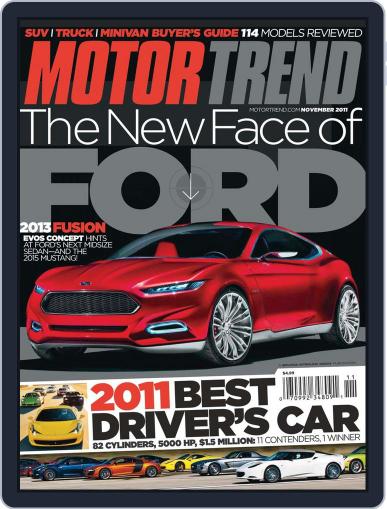 MotorTrend October 11th, 2011 Digital Back Issue Cover